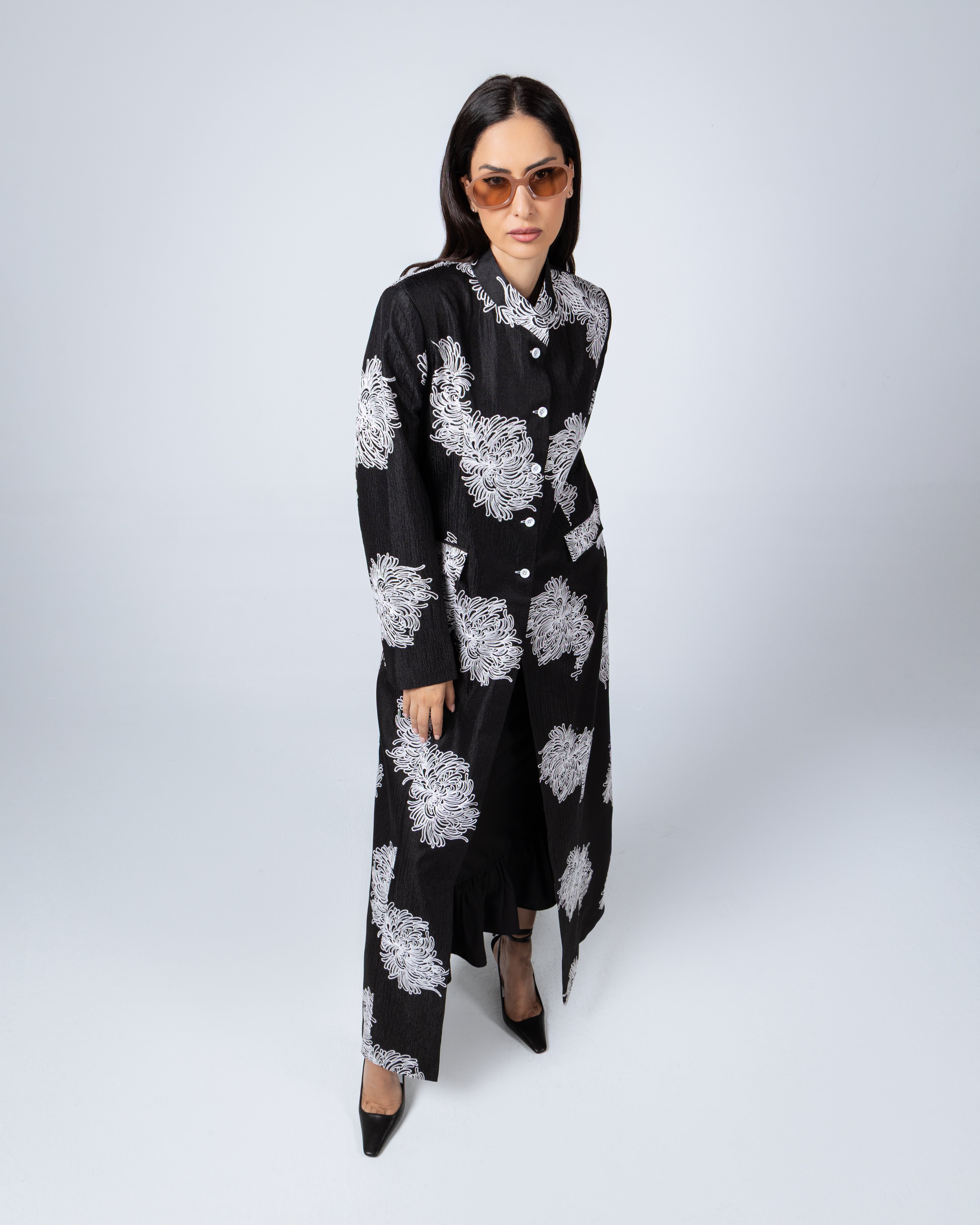 The Jacket 24 - Floral Black