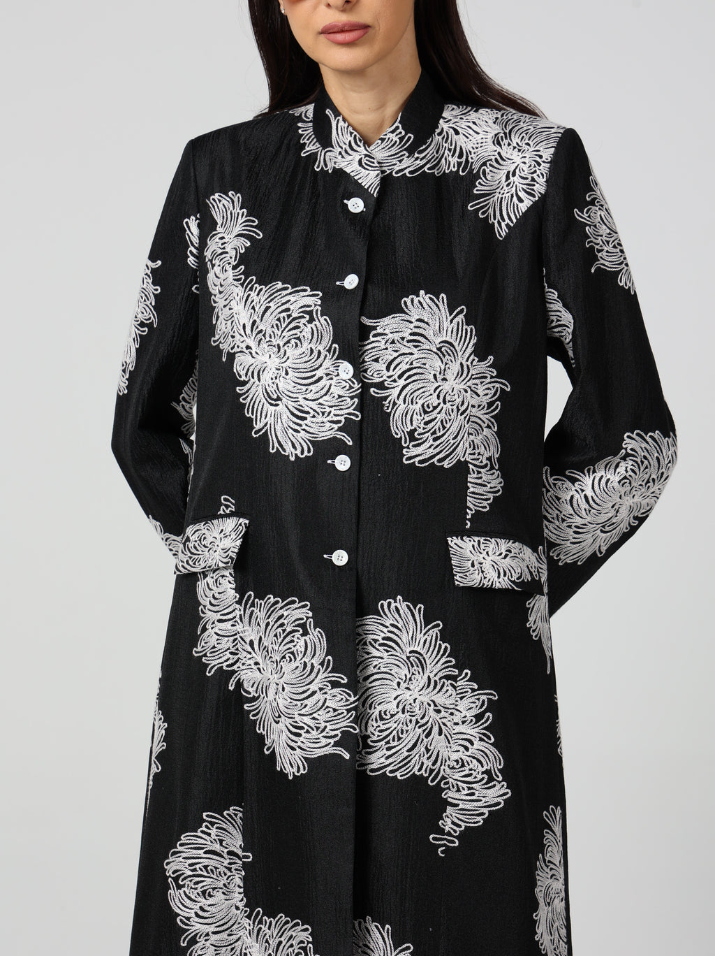 The Jacket 24 - Floral Black
