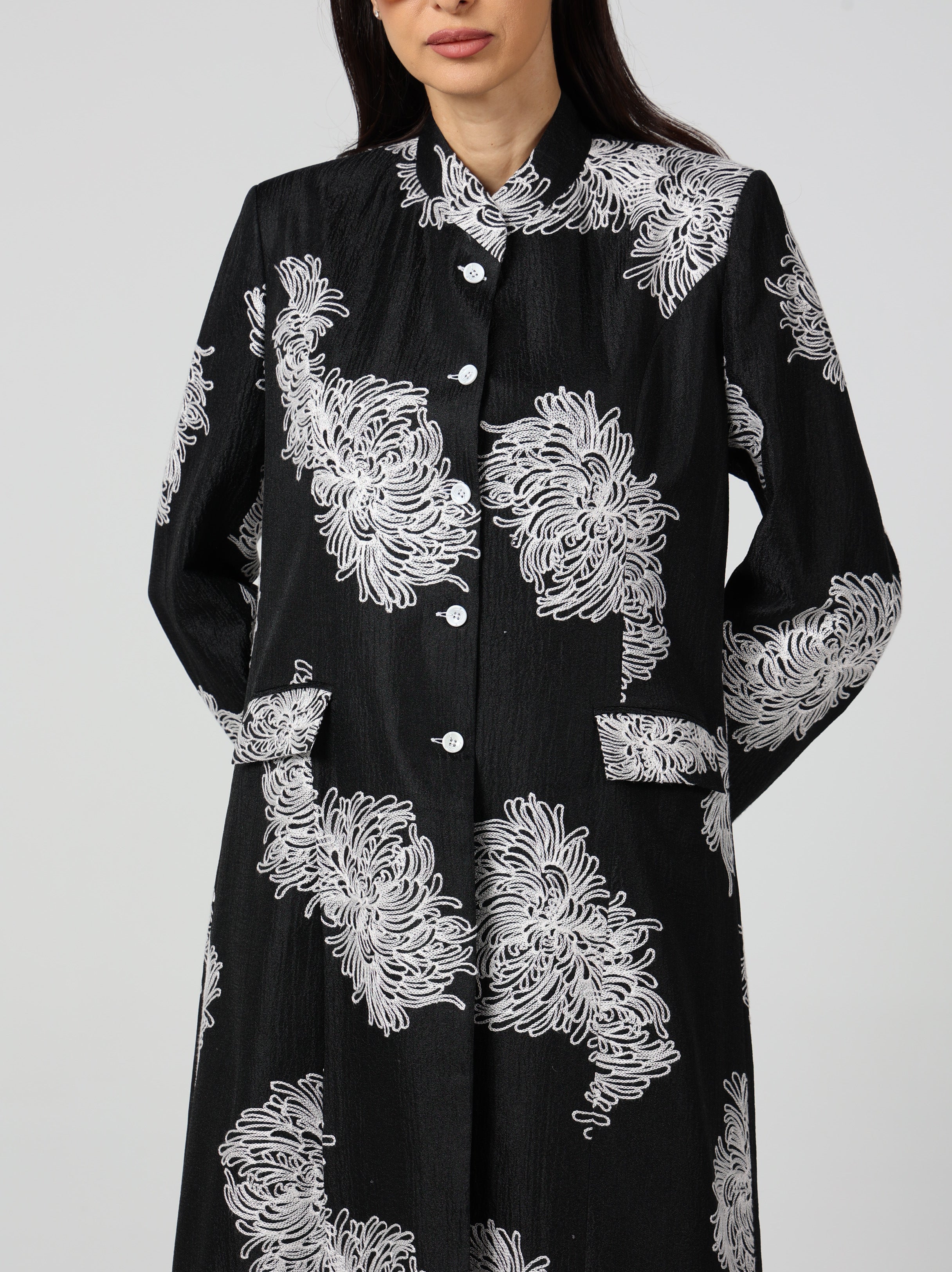 The Jacket 24 - Floral Black