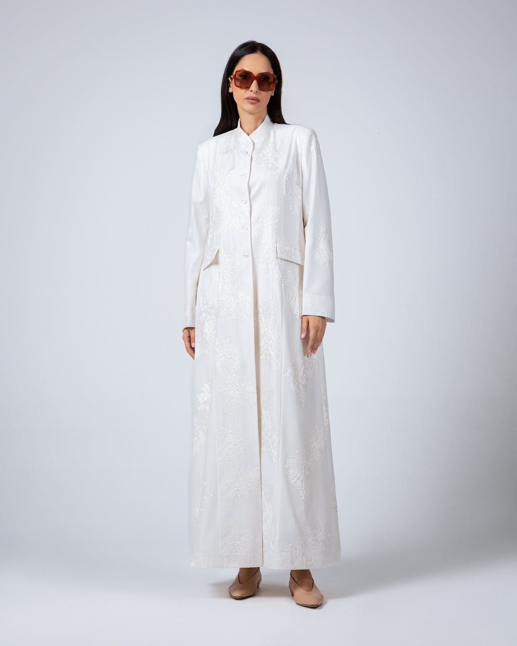 The Jacket 24 - Floral Cream