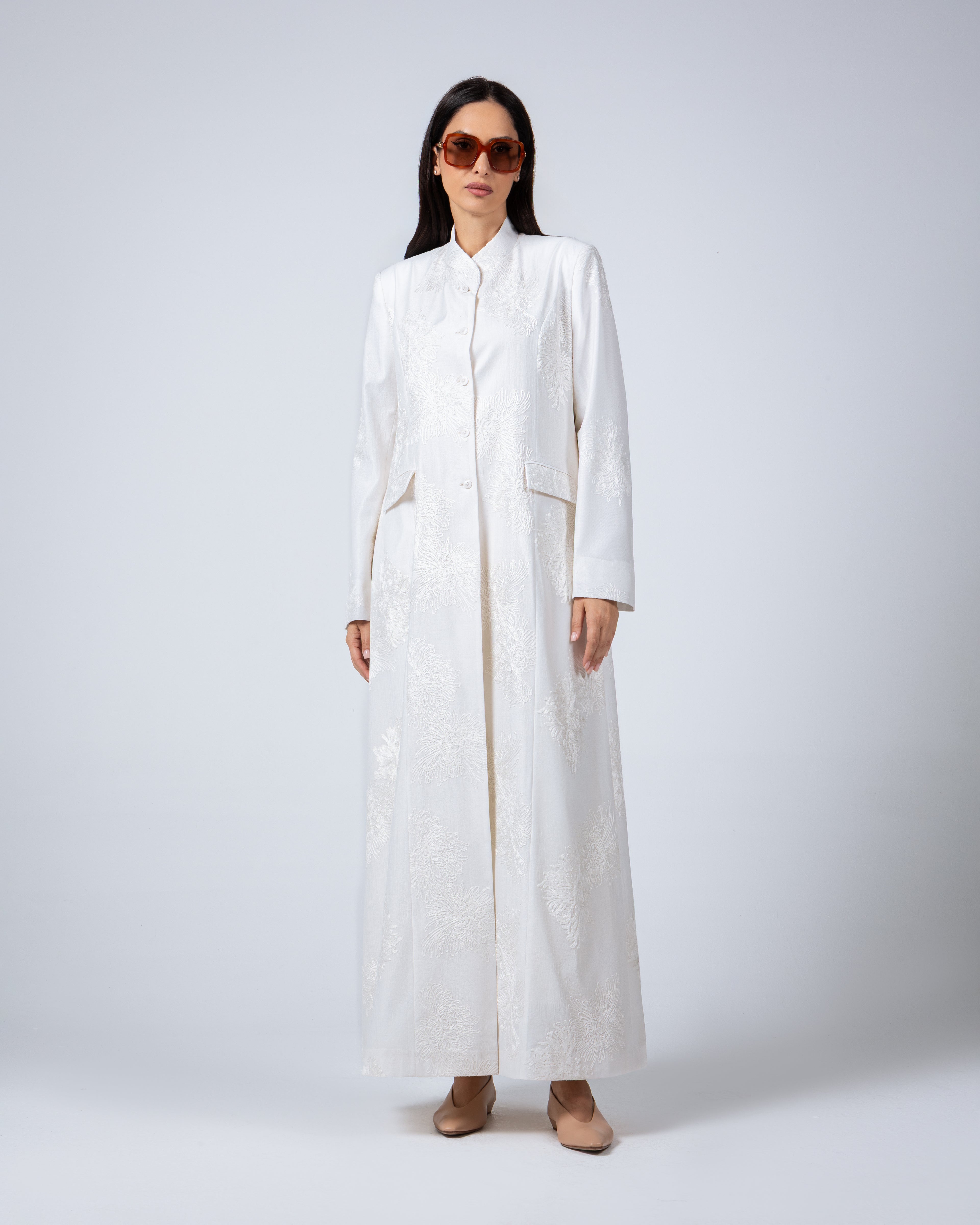 The Jacket 24 - Floral Cream