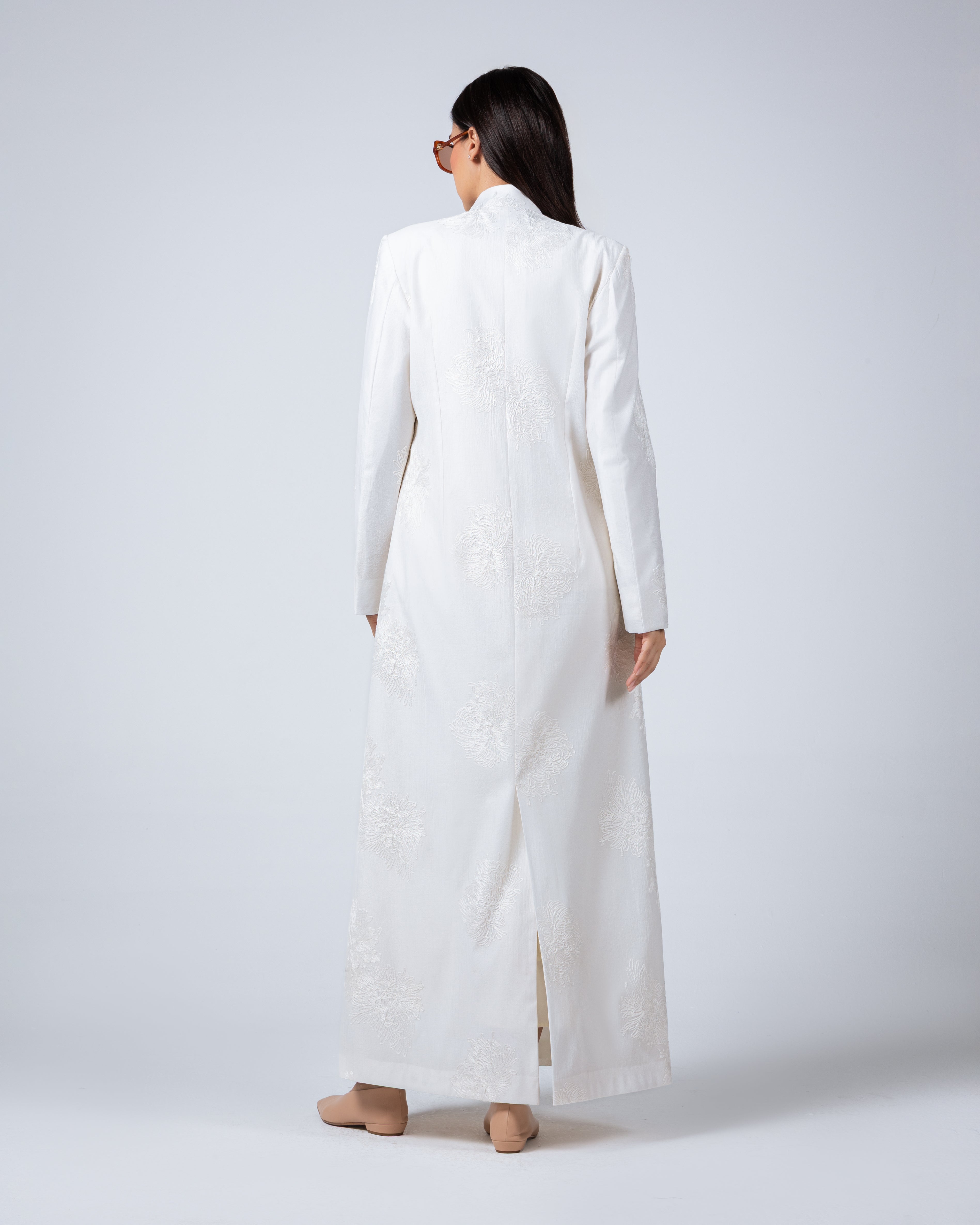 The Jacket 24 - Floral Cream
