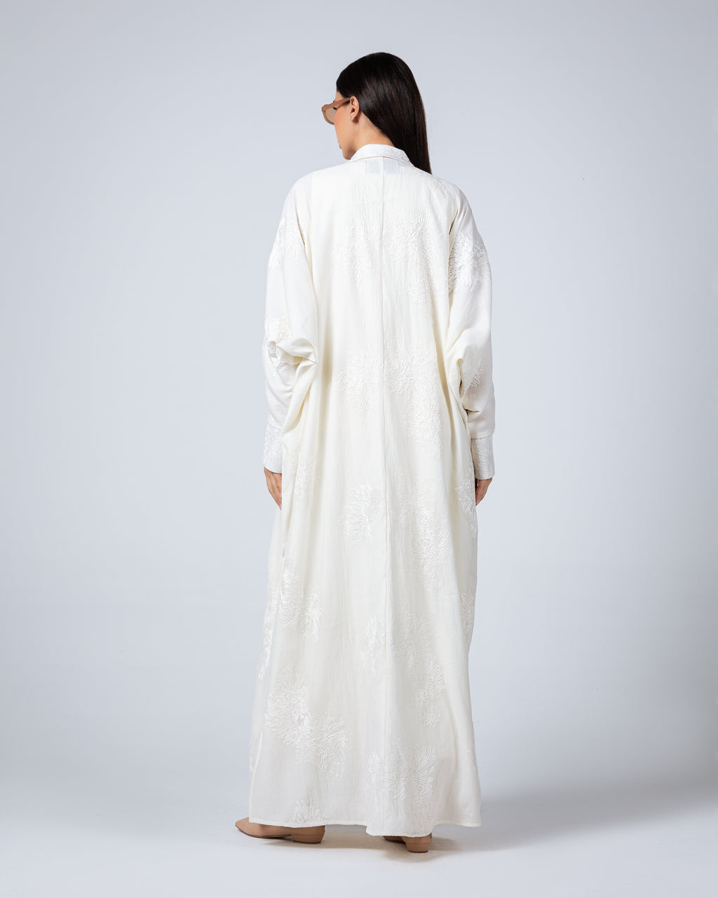 The Abaya 14 - Cream floral