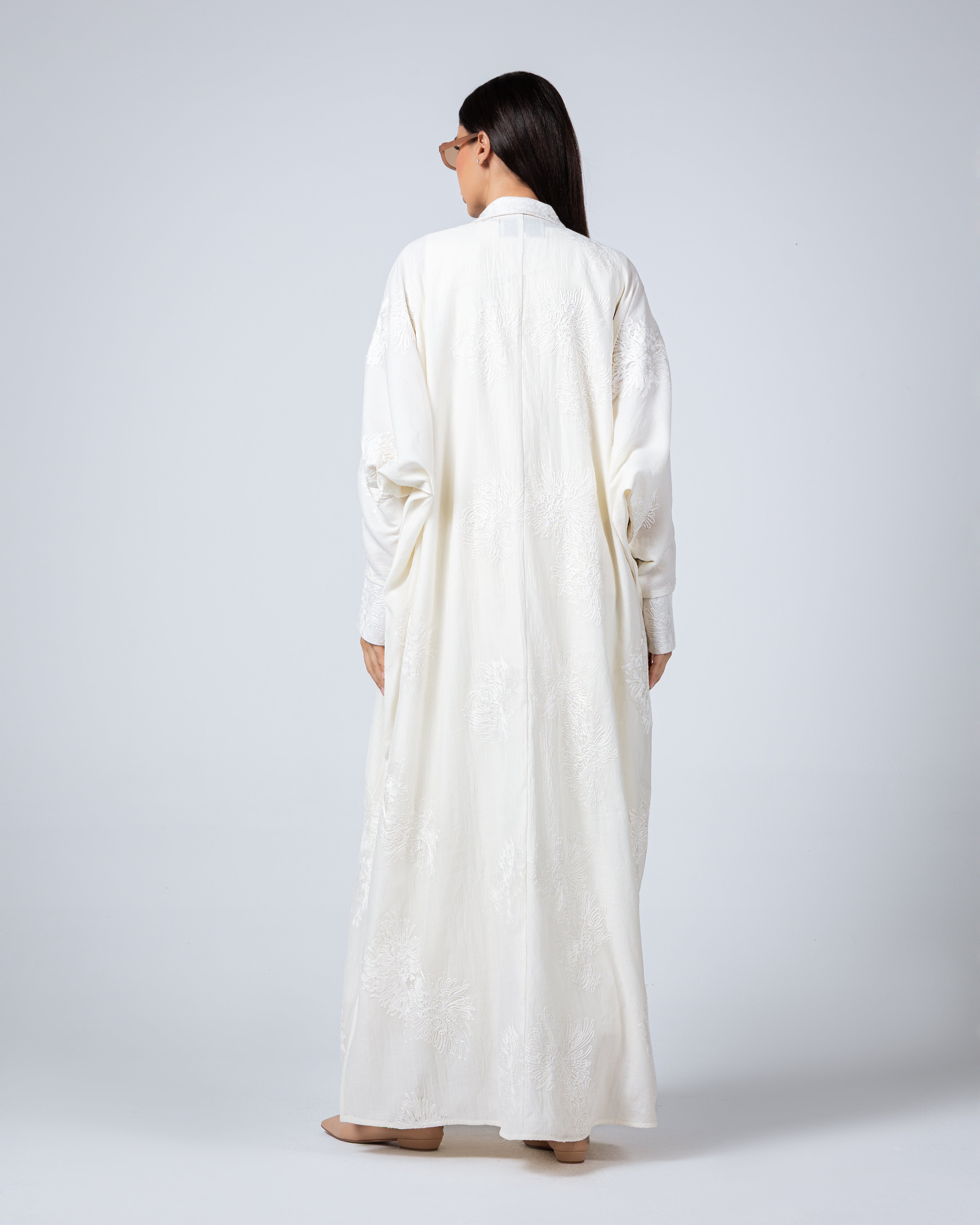 The Abaya 14 - Cream floral