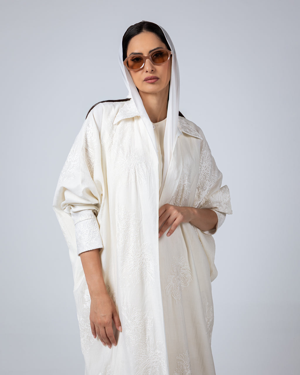 The Abaya 14 - Cream floral