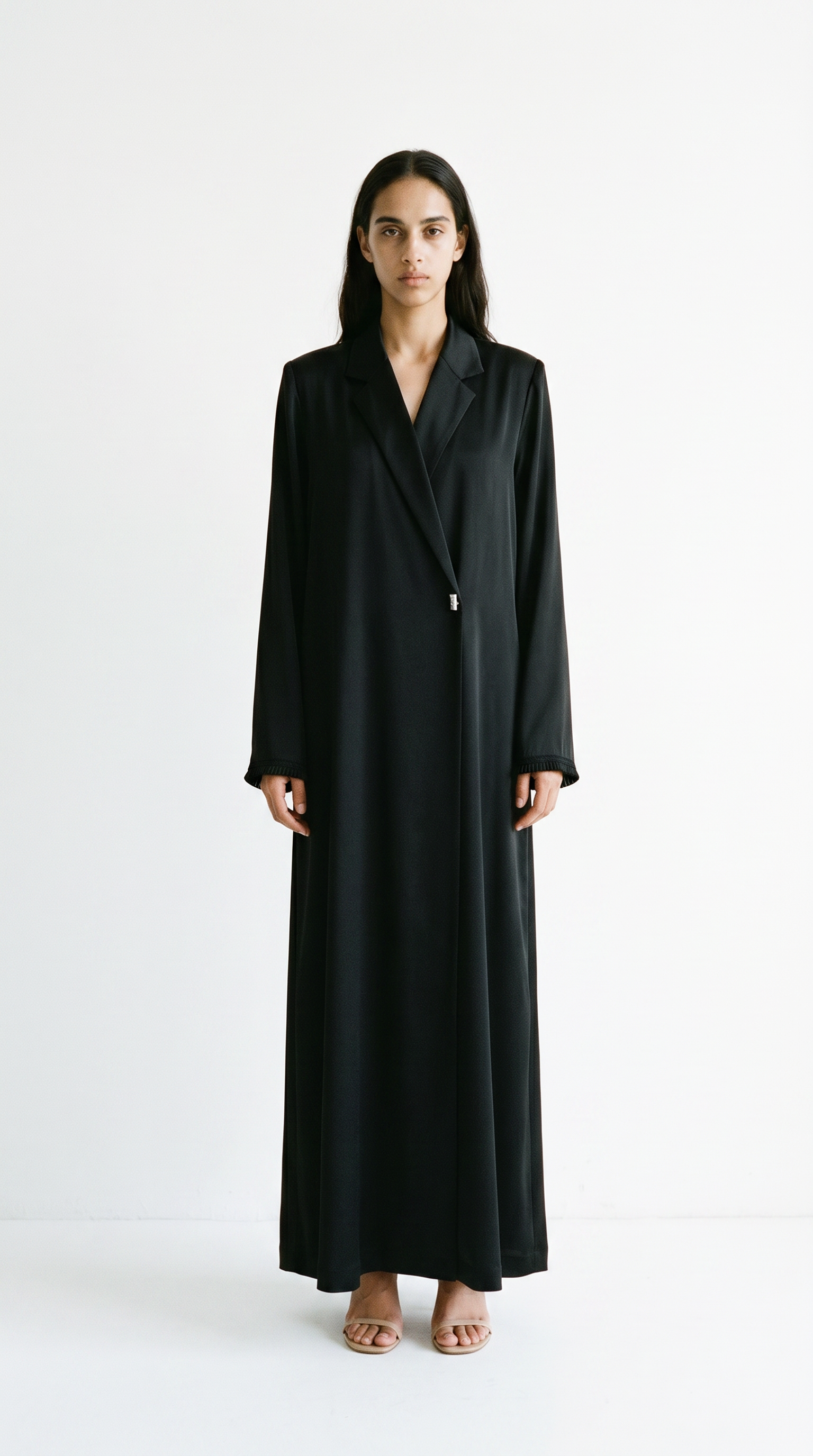 The Abaya 06 - Black satin