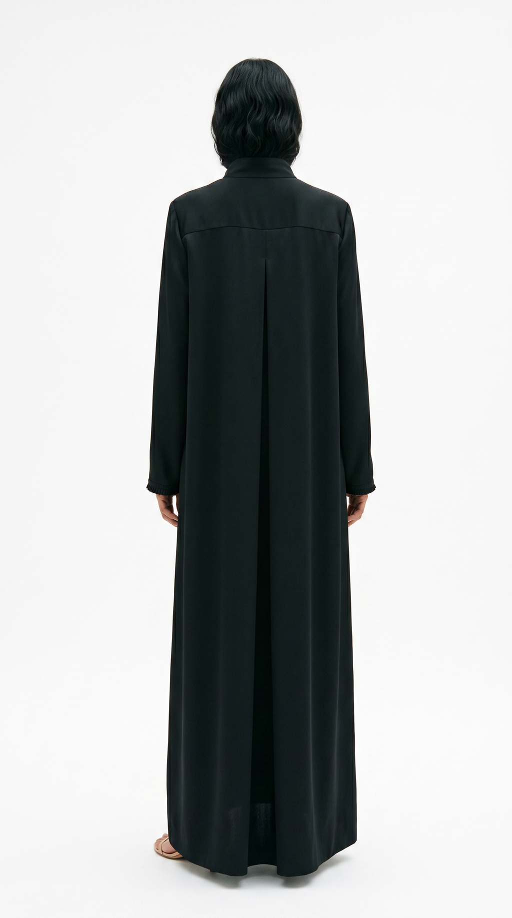 The Abaya 06 - Black satin