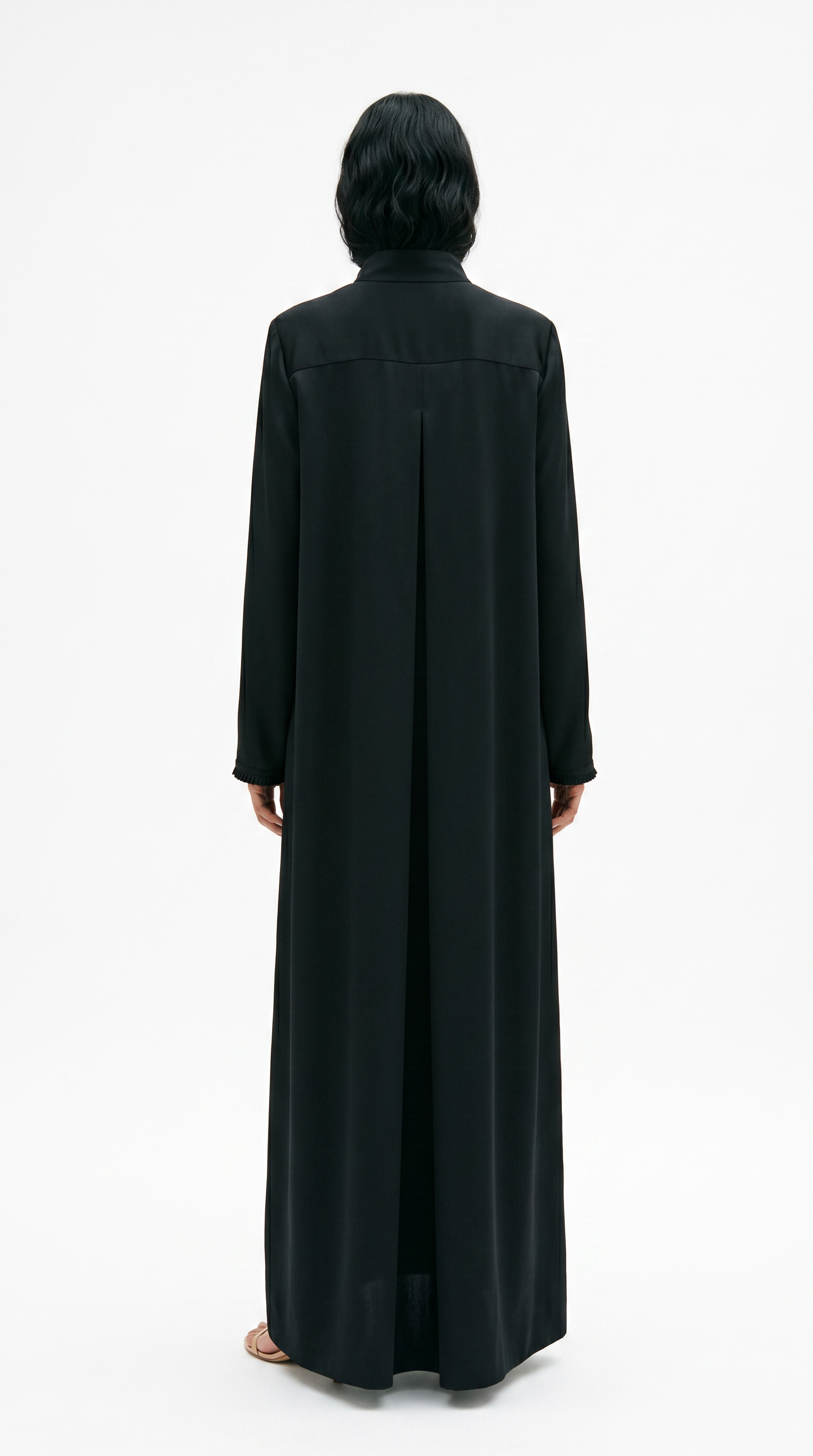 The Abaya 06 - Black satin