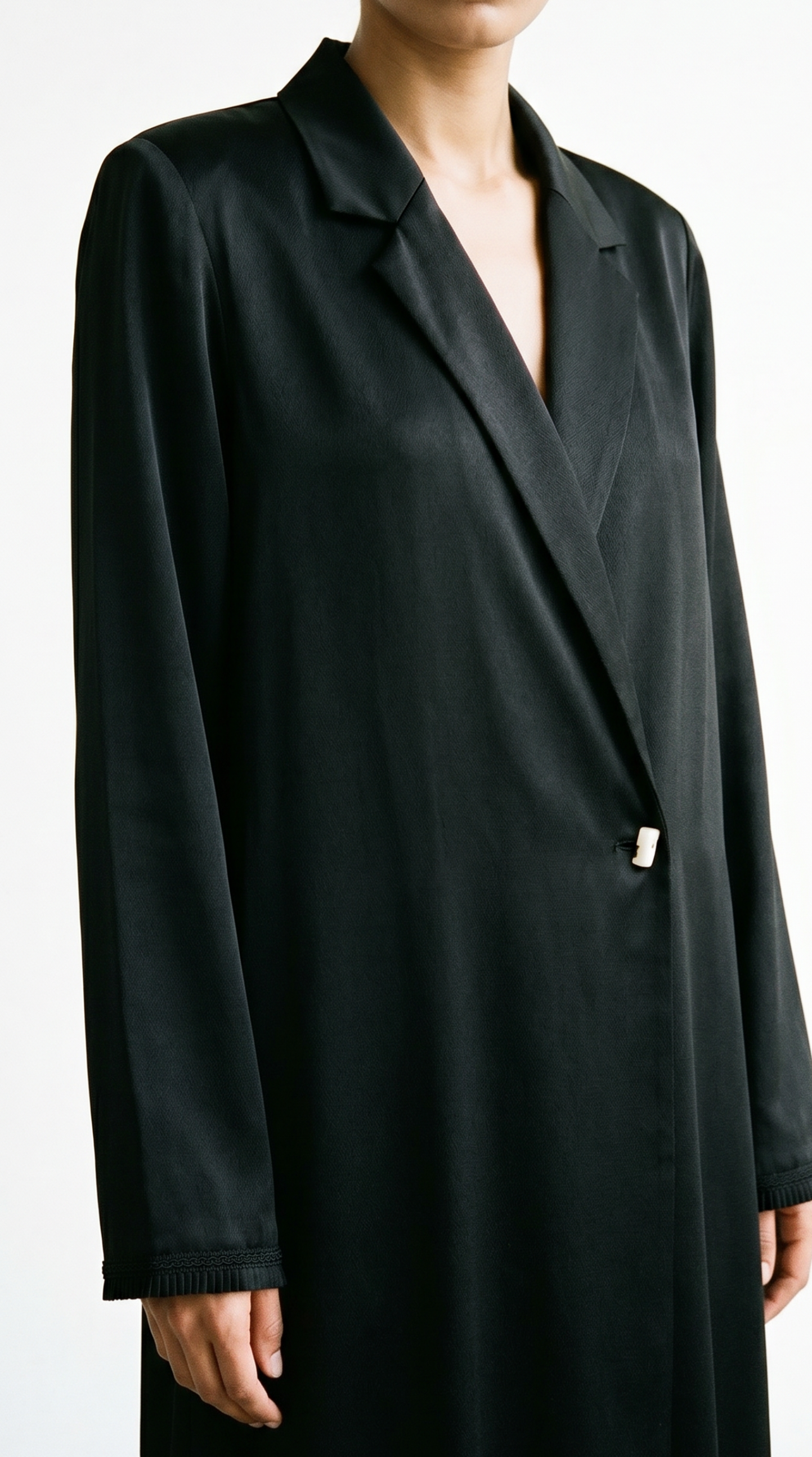The Abaya 06 - Black satin