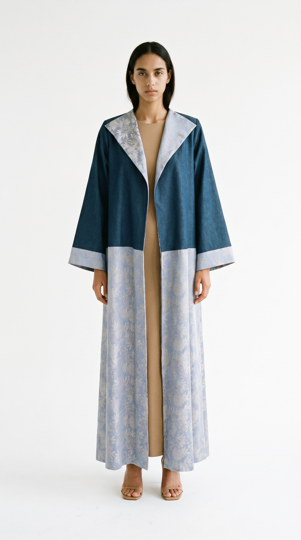The Abaya 07 - Denim Florals
