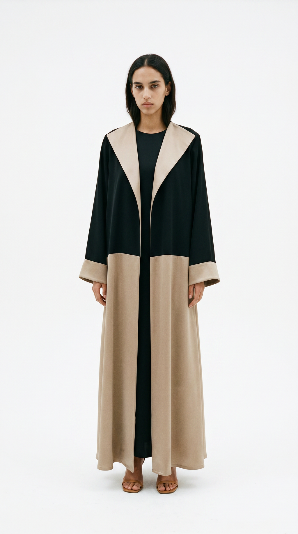 The Abaya 07 - Black & Beige Gold
