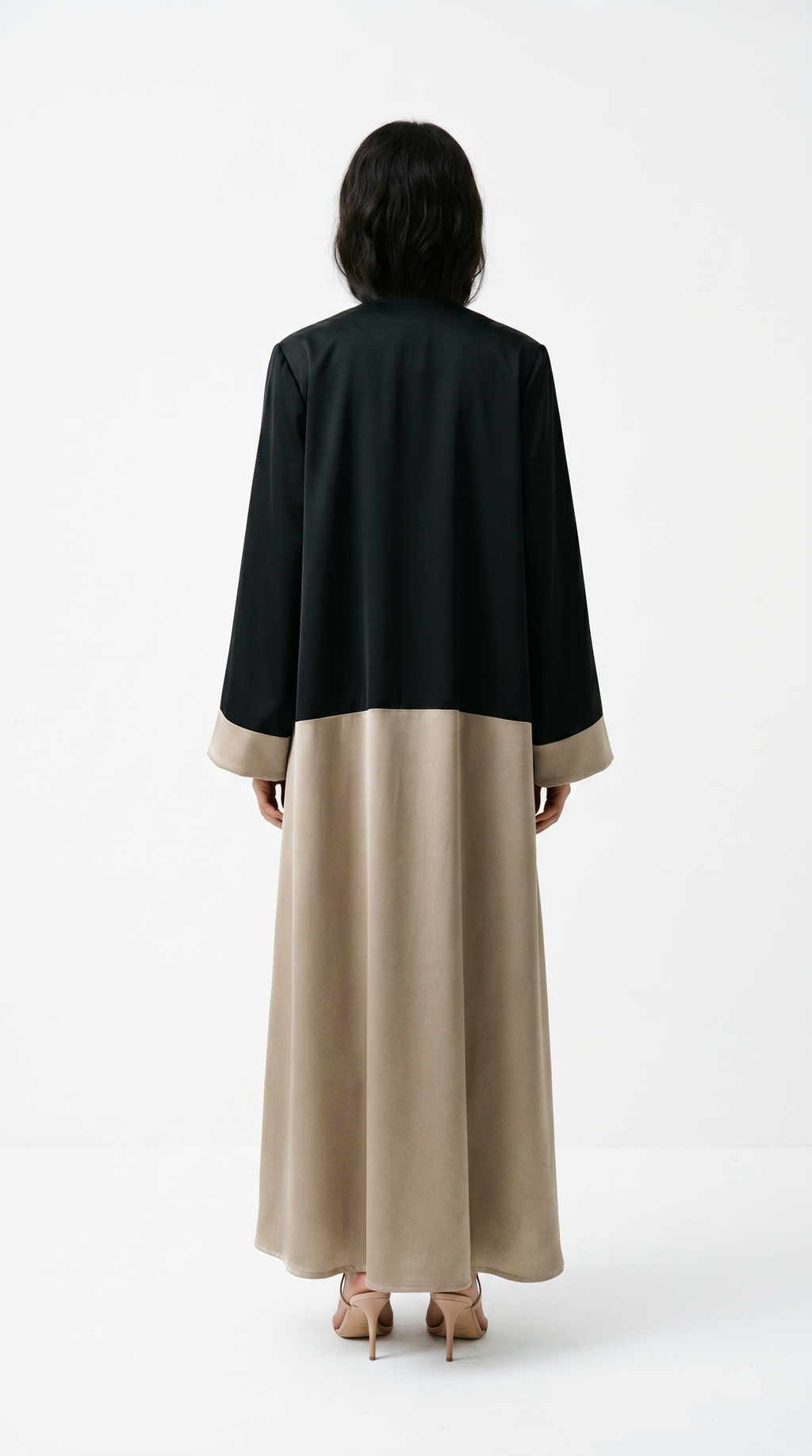 The Abaya 07 - Black & Beige Gold