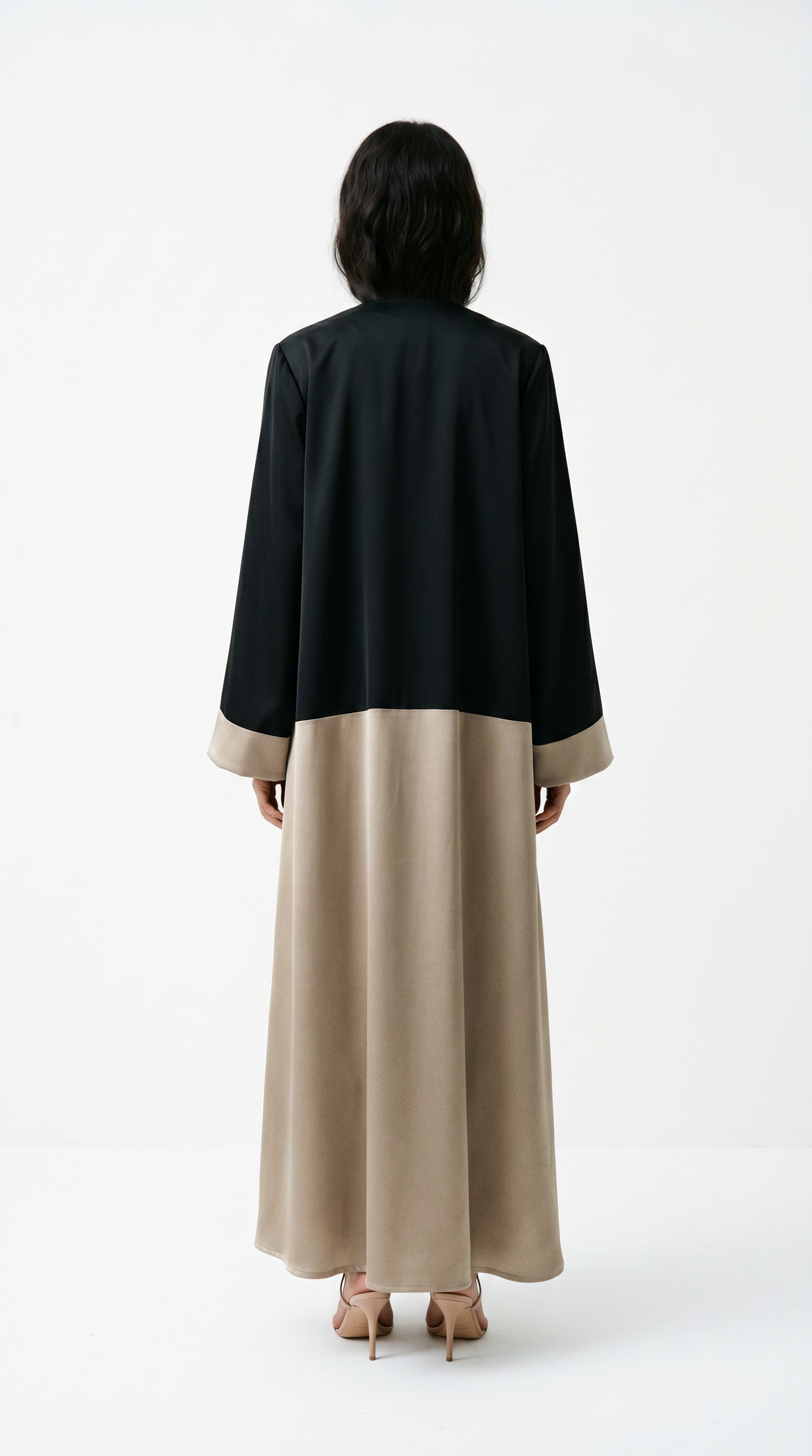 The Abaya 07 - Black & Beige Gold