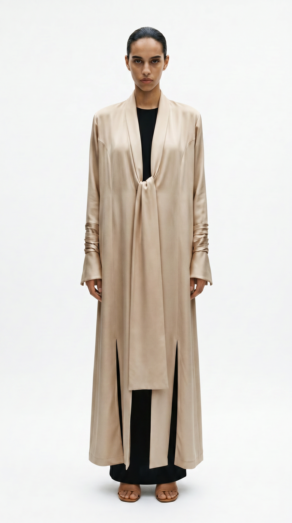 The Abaya 15 - Beige Gold