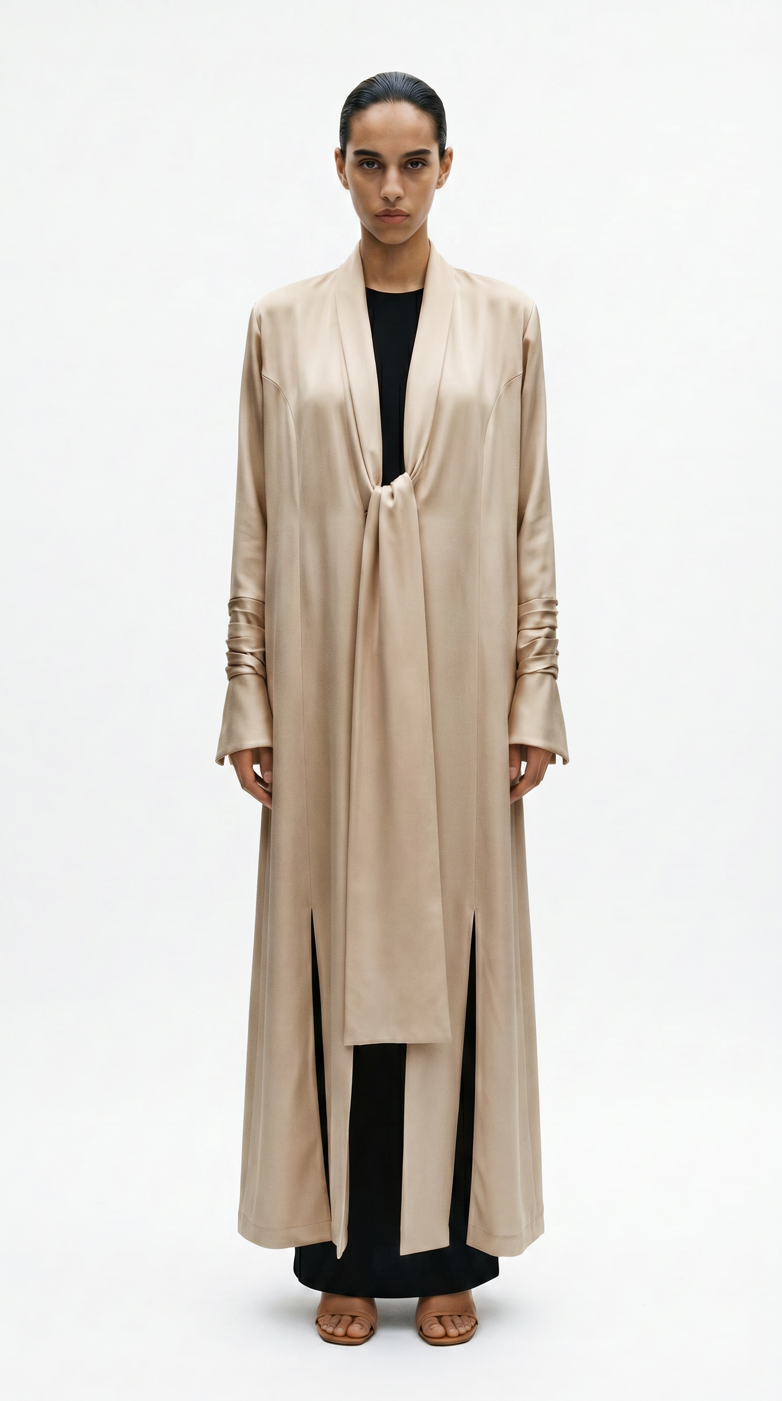 The Abaya 15 - Beige Gold