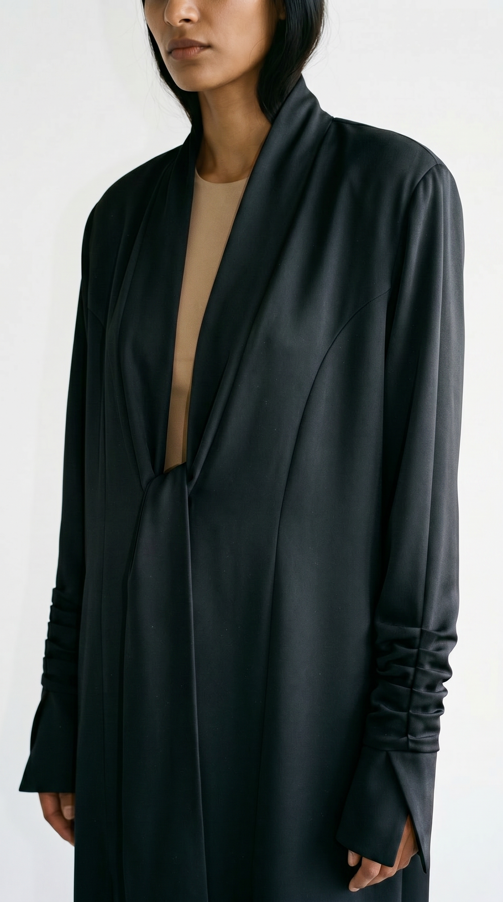 The Abaya 15 - Black Satin