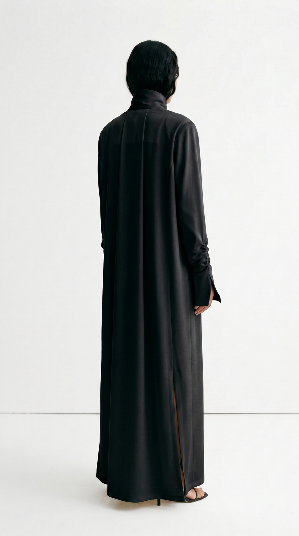 The Abaya 15 - Black Satin