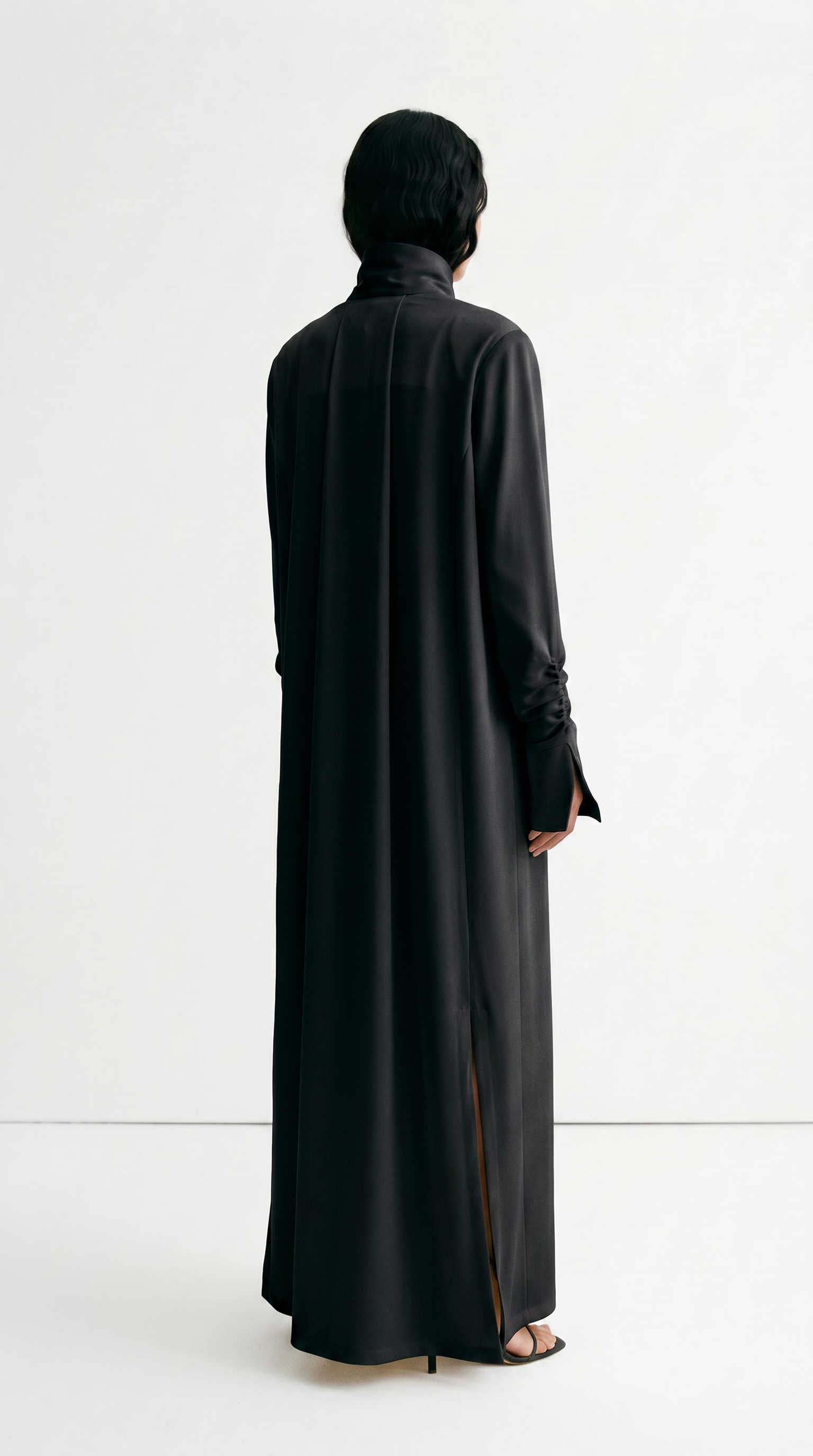 The Abaya 15 - Black Satin