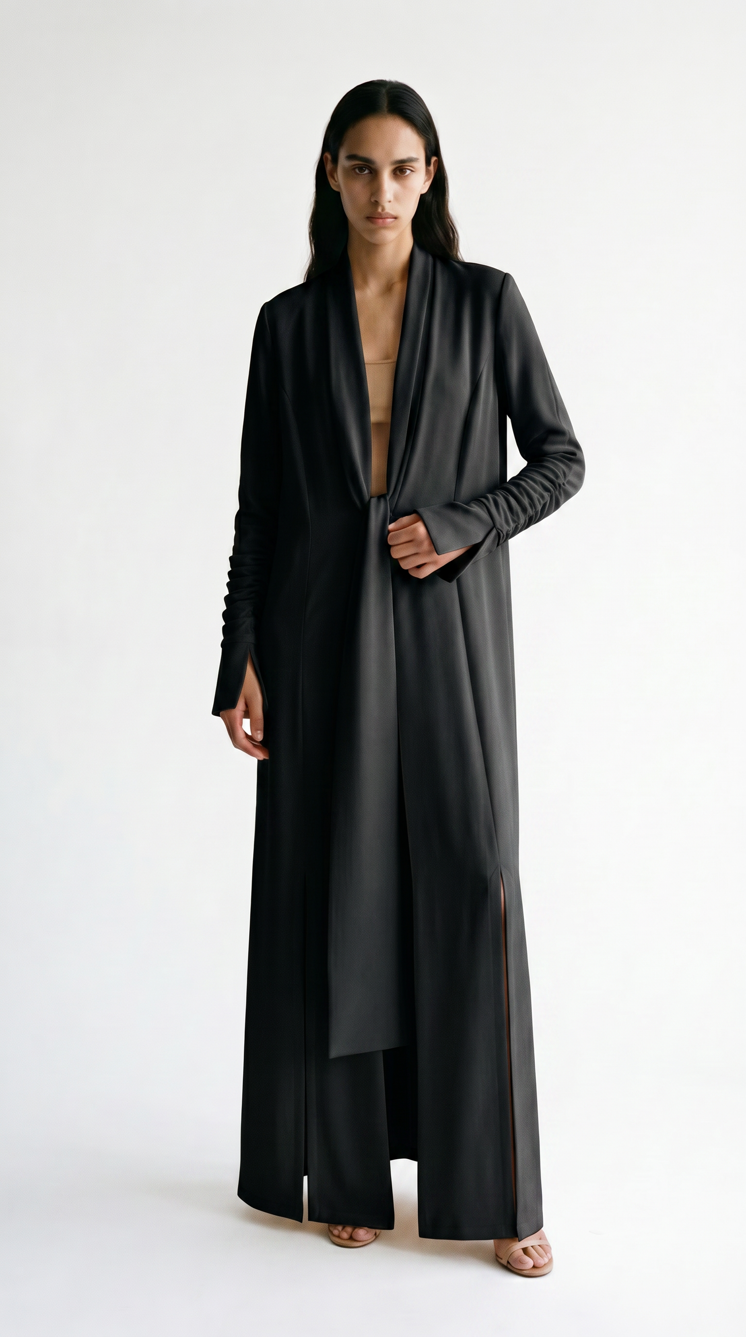 The Abaya 15 - Black Satin