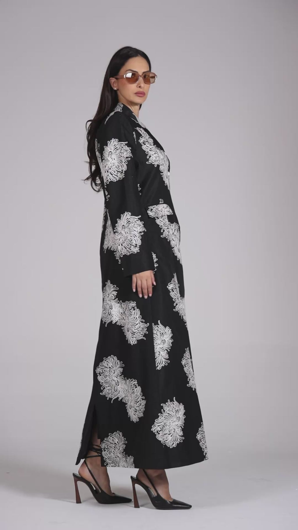 The Jacket 24 - Floral Black