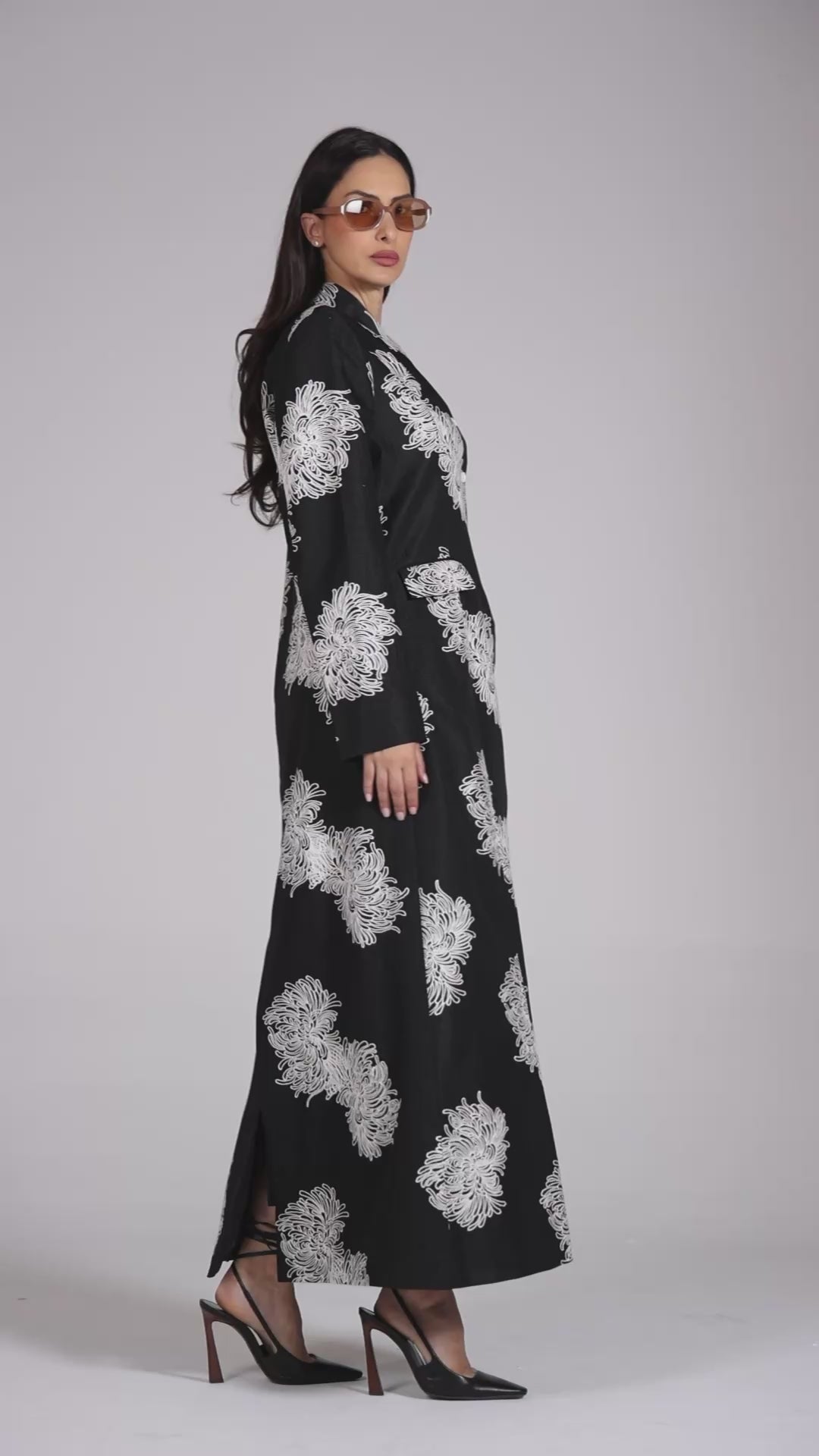 The Jacket 24 - Floral Black