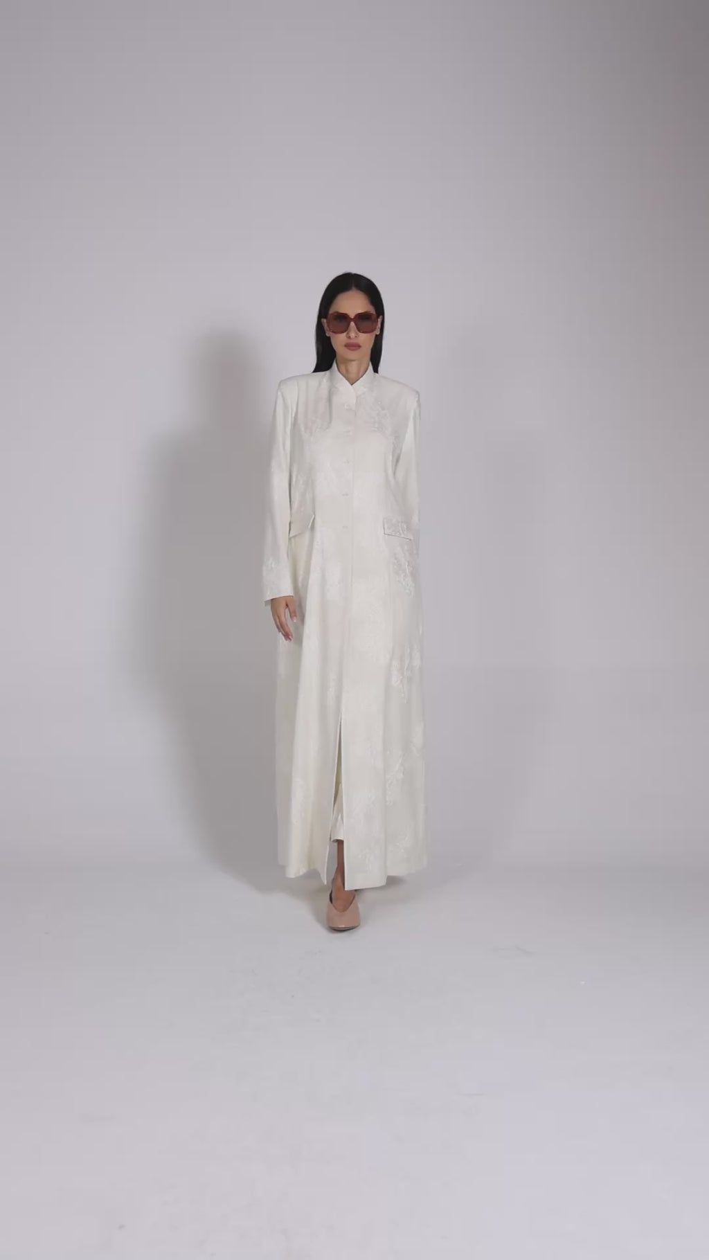 The Jacket 24 - Floral Cream