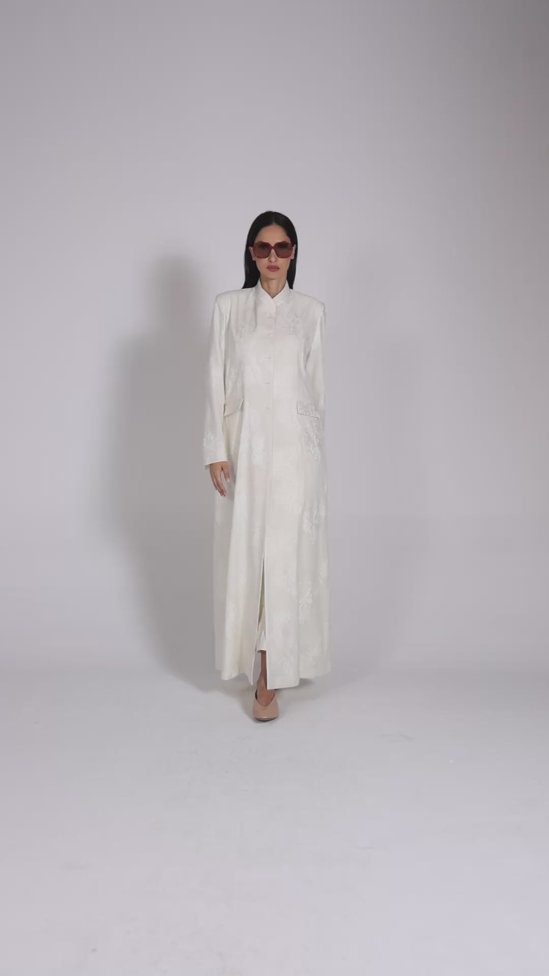 The Jacket 24 - Floral Cream